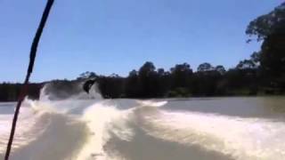 Stephen Hausler Double Backroll on Kneeboard