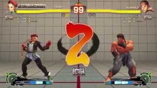 USF4: CCG Air (Ryu) vs Osugi Bent (Cammy) - Endless Battle