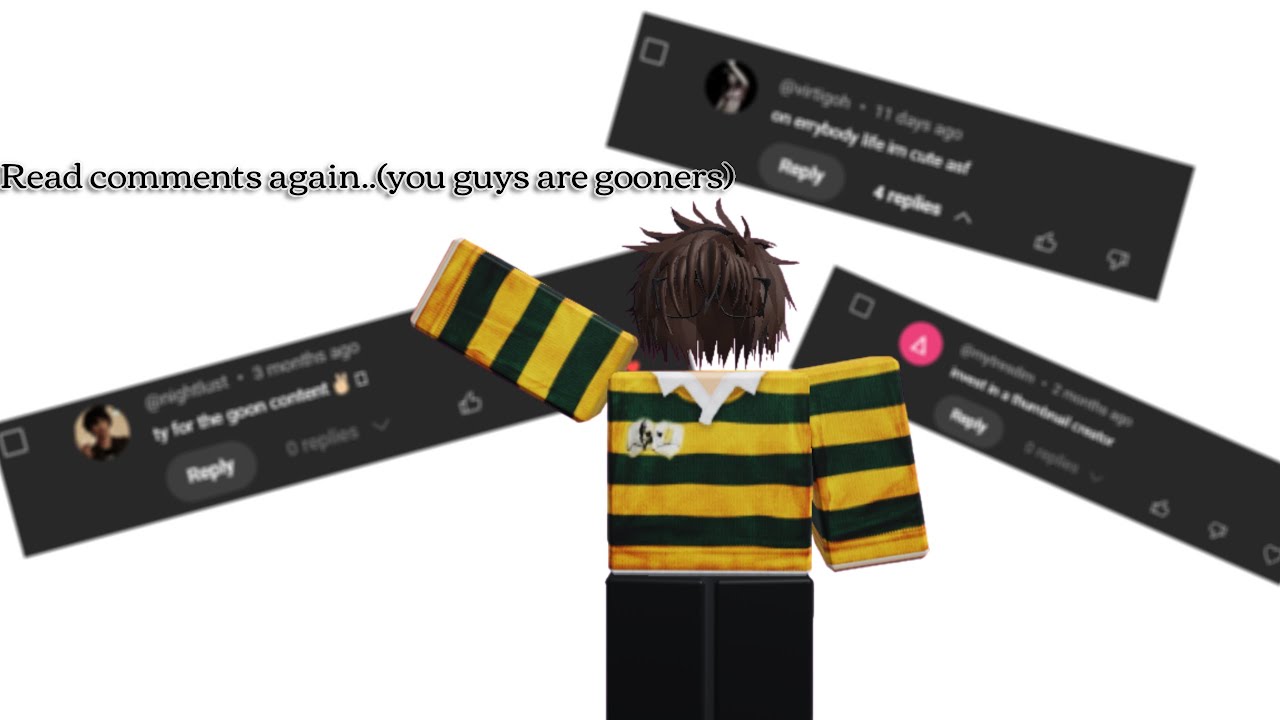 Reading comments..(you guys are gooners)