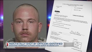 Man fatally shot by officers in Home Depot parking lot identified
