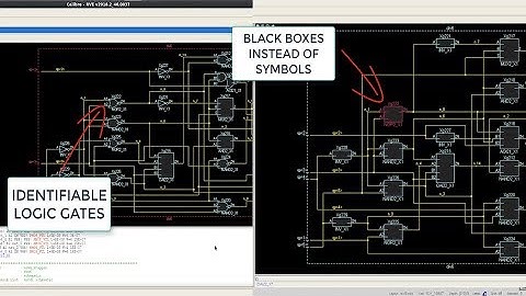 How to turn-on logic gate recognition in Calibre RVE schematic viewer