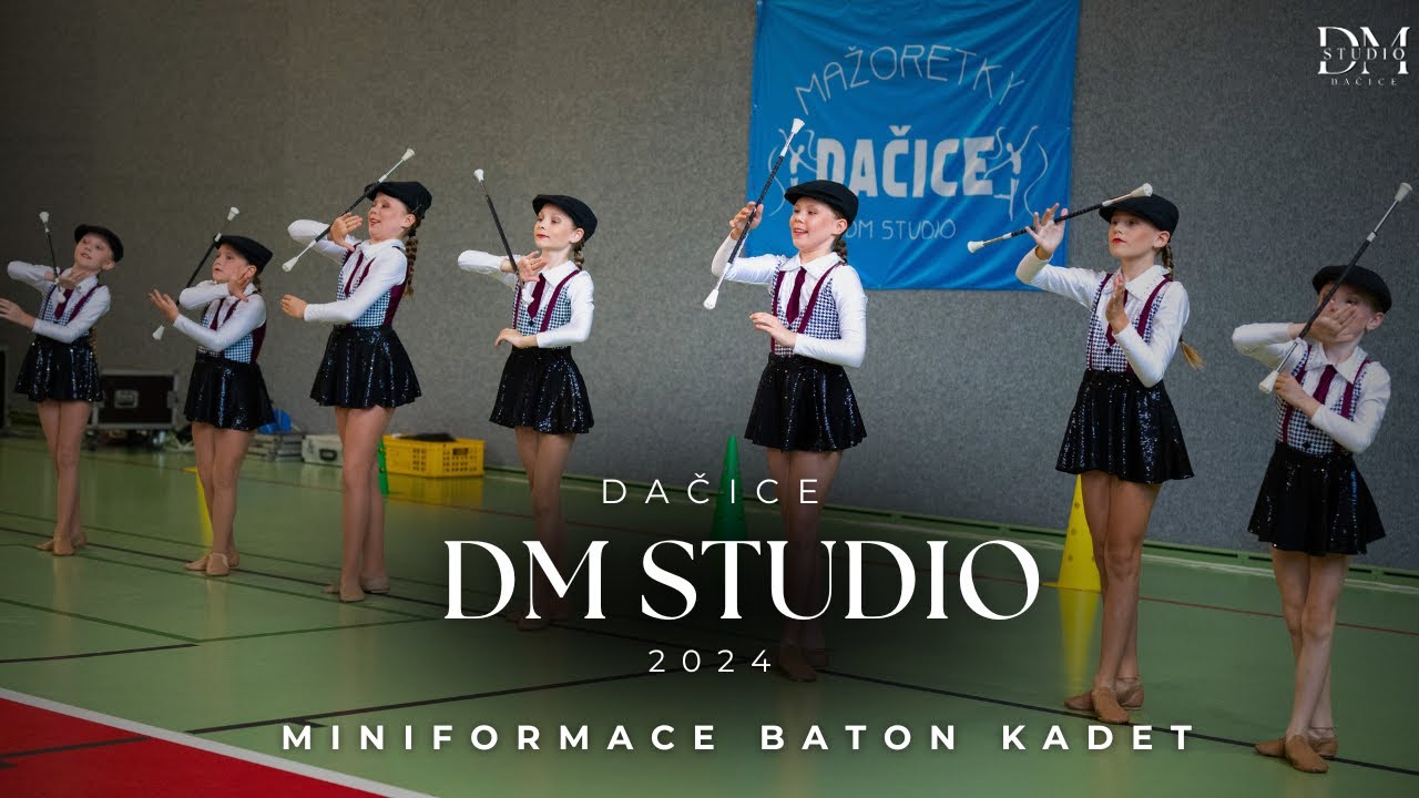 DM Studio Dačice - miniformace baton kadet 2024
