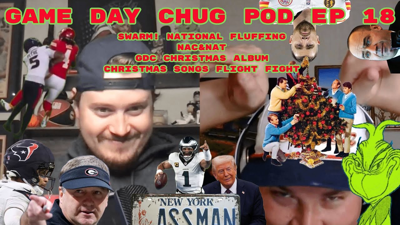 GameDayChug Pod Ep 18: SWARM! National Fluffing, Nac & Nat, GDC Xmas Album, Xmas Songs Flight Fight!