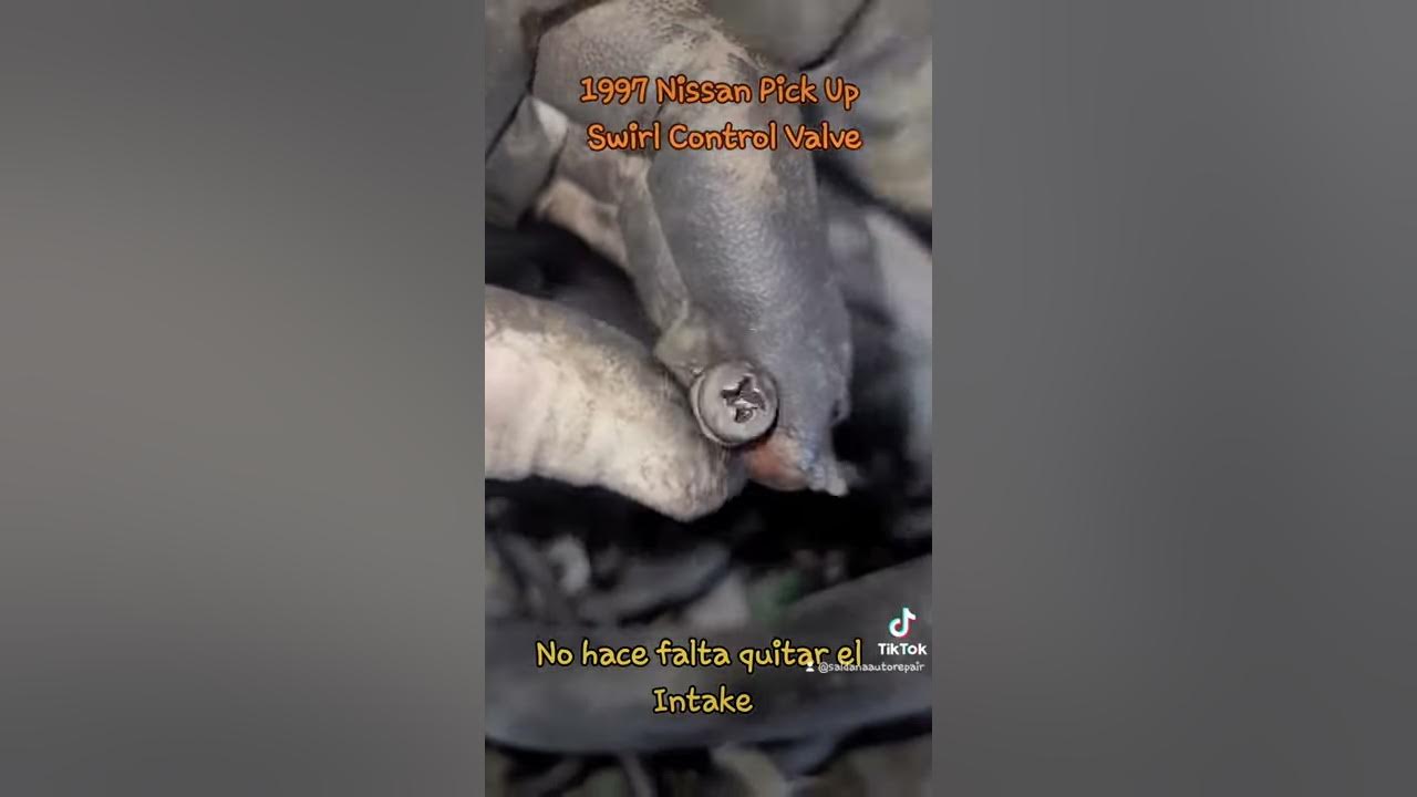 1997 nissan pickup swirl control valve location youtube