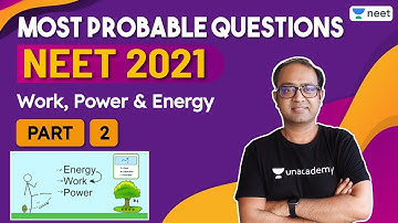 NEET: Most Probable Questions for NEET 2021 | Work, Power & Energy - 2 | Unacademy NEET | Anu Gupta