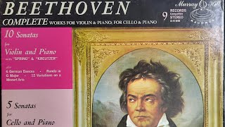 1960s Rel. Beethoven Violin Sonata no 8 in G Major Op. 30 no 3 1st mov Aaron Rosand 베토벤 바이올린소나타8번1악장