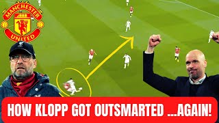 This is how Klopp got DESTROYED AGAIN by Erik Ten Hag - Man United vs Liverpool Tactical Analysis