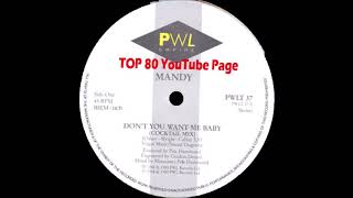 Video thumbnail of "Mandy Smith - Don't You Want Me Baby (A Pete Hammond Cocktail Mix)"