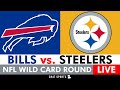 NFL Playoffs Live Streaming For Bills vs Steelers: Scoreboard, Play-By-Play, Highlights | Wild Card