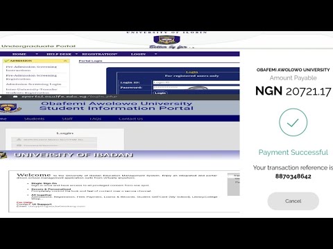 How to pay your school fees in #OAU,#UNILAG etc/ pay your school fees in any Nigerian institutions