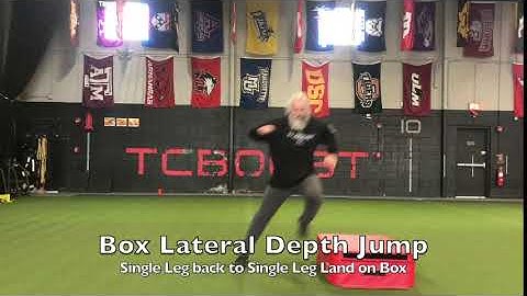 Single Leg Box Lateral Depth Jump
