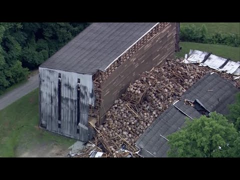 Thousands Of Bourbon Barrels Smash To Ground In Distillery Collapse