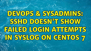 DevOps & SysAdmins: sshd doesn