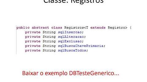 POO - Java - Classes Abstratas e Tipos Genéricos