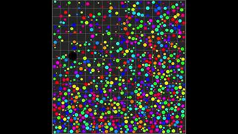 2D Collision Detection via Spatial Partitioning