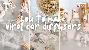DITL | viral car diffusers + how I make them for wholesale orders