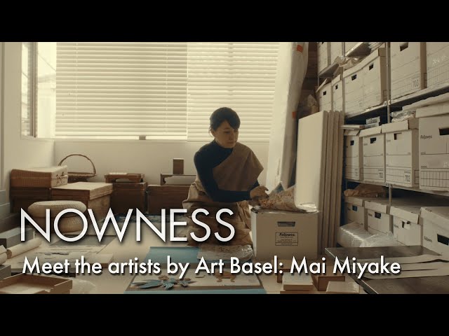 Watch artist Mai Miyake in her new studio, a sublime world reflected in a contemplative practice class=