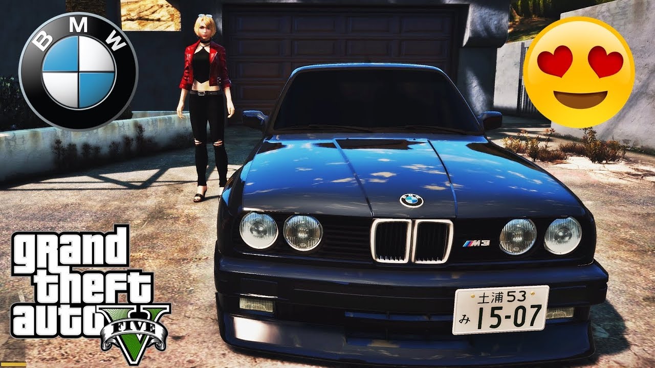 BMW 325e E30 tuning - GTA V test drive !