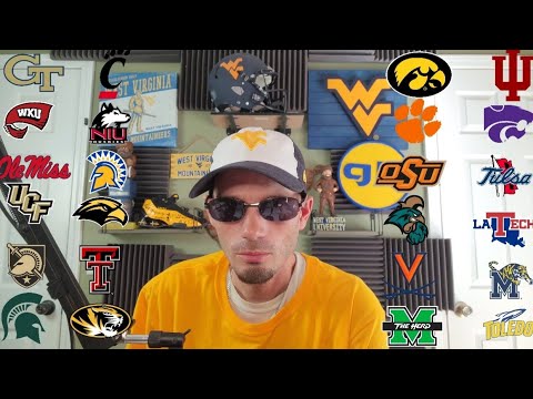Best College Football Logos - YouTube