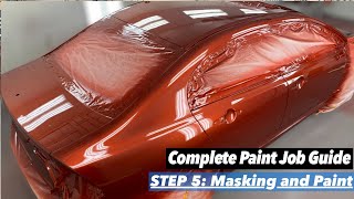 How To Paint a Car Guide: Episode 5 Masking and Painting