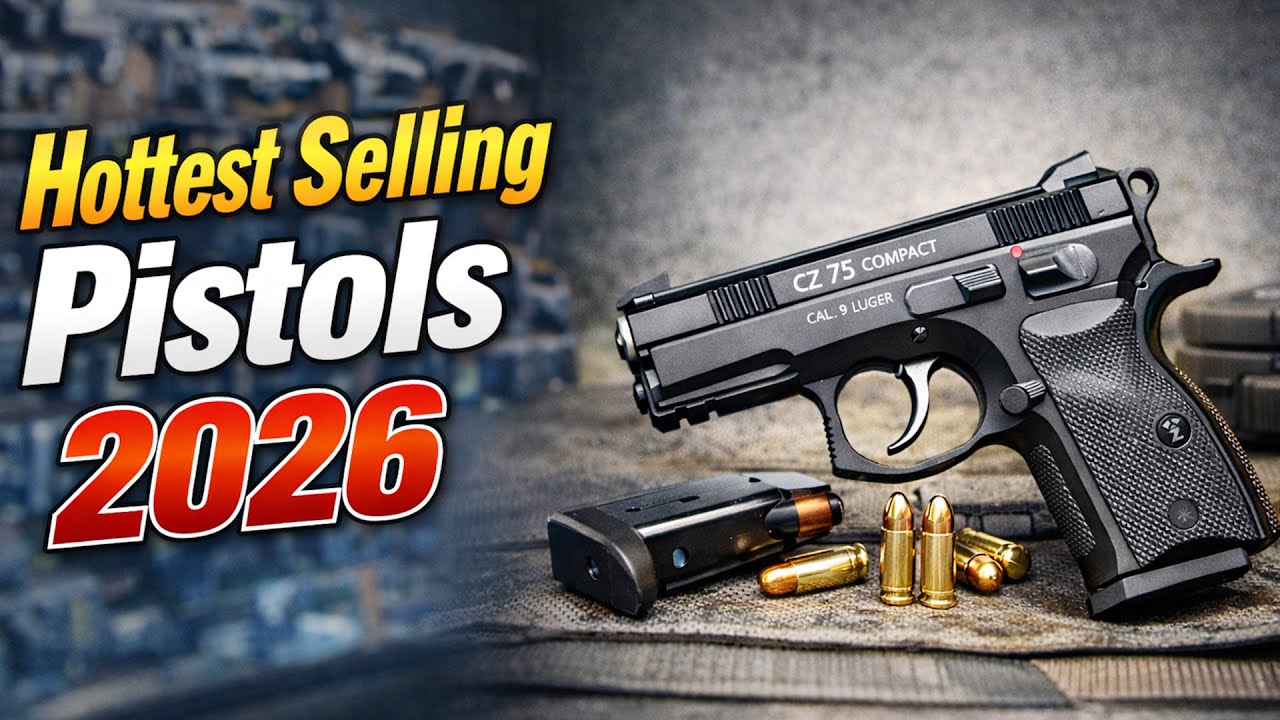 Топ-12 самых продаваемых пистолетов 2026 года – №1 по-прежнему лидирует на полках магазинов.