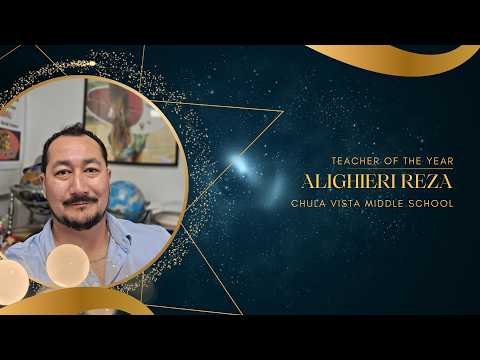 Alighieri Reza - Chula Vista Middle School - Teacher of the Year