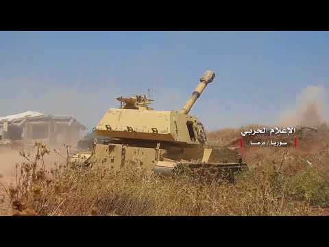خاص: مشاهد من المواجهات بين الجيش السوري والمجموعات الإرهابية في ريف درعا الشمالي
