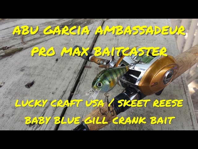 Abu Garcia Ambassadeur Pro Max Baitcaster & Lucky Craft Baby