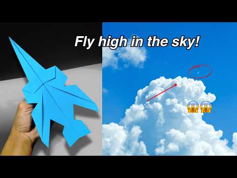 ¡Vuela alto en el cielo! Cómo hacer un avión de papel que vuele lejos