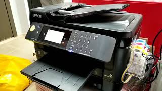 Epson WF-7720 печать цветных документов 5шт