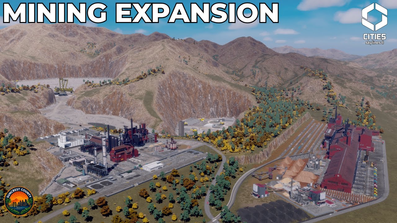 Building a Massive Mining Industry in Cities: Skylines 2 | Suncrest County