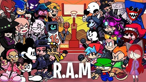 FNF R.A.M but Every Turn a Different Character Sings