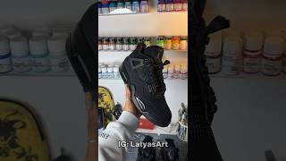 Turning Jordan 4 Thunders into Black Cats🐈‍⬛