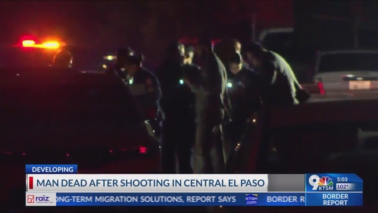 Man dead after shooting in Central El Paso - YouTube