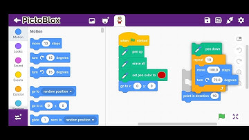 how to make a Pentagon in pictoblox.......... robotics n coding