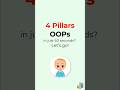 4 Pillars of OOP Explained in 60 Seconds | Easy Object-Oriented Programming for Beginners #coding