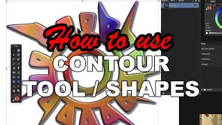 Contour Tool And Shapes Manipulation In Affinity Designer How To Graphicxtras