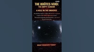 The Boötes Void: The Biggest Hole in the Universe #space #sciencefacts #astronomy