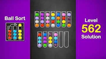 Ball Sort Puzzle Solution Level 562