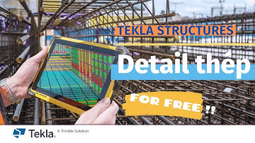#8 - Tìm hiểu Detail cốt thép miễn phí trong Tekla Structures !!