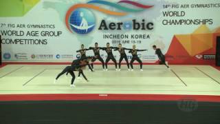 Brazil Bra - 2016 Aerobic Worlds, Incheon Kor - Qualifications Dance