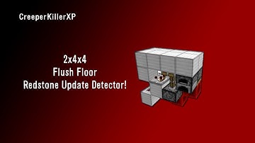 Redstone Tutorials: Flush Tiny Torch Key Floor