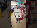 Travis From Louisiana Makes A Route 66 Memory In Seligman Arizona