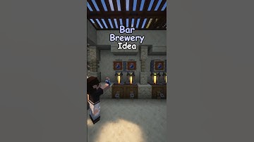 How to build a Bar Brewery in Minecraft Tutorial! #minecraft