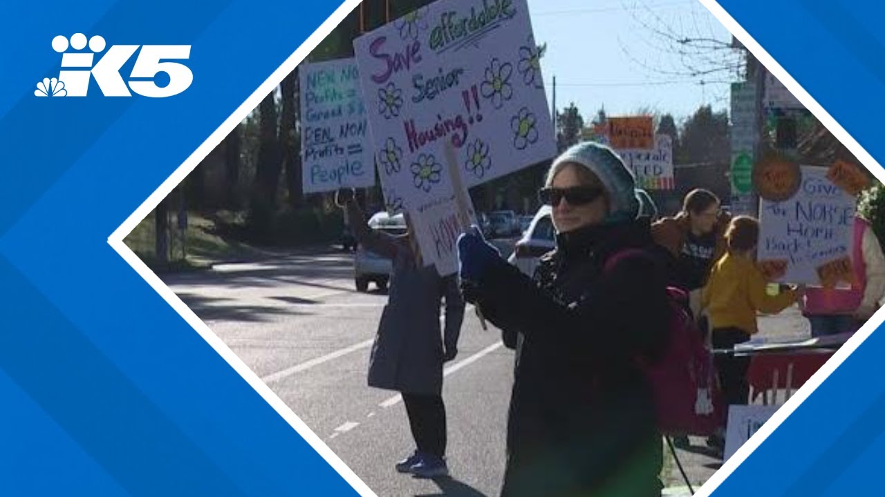 Residents and families protest Norse Home closure in Seattle