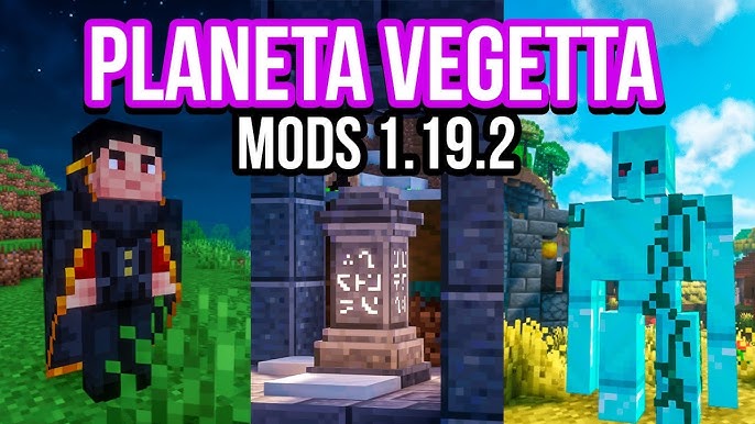 Los 12 MEJORES MODS para MINECRAFT de PLANETA VEGETTA 