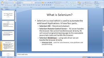 Learn Automation Testing Seven Hours- Hour: 5 - Selenium Architecture
