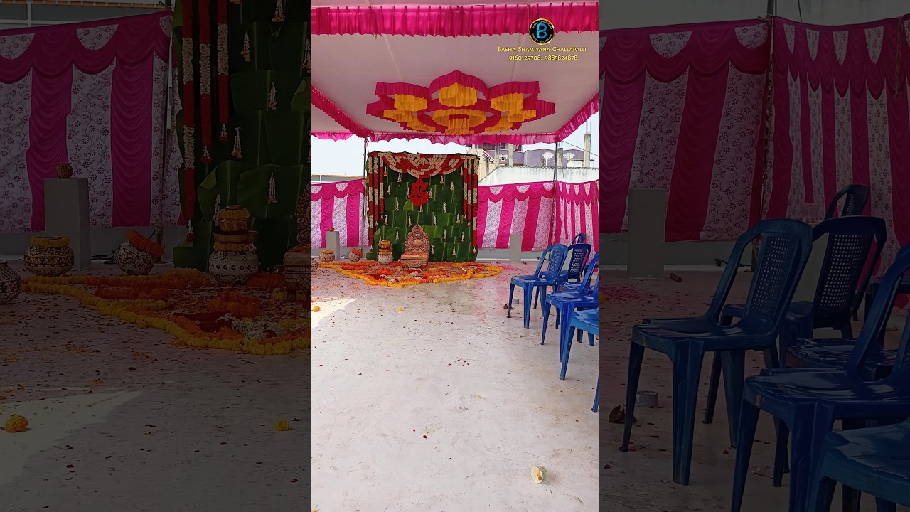Pandal Tents for Bride Wedding House @ 9160129708, 9885824878 