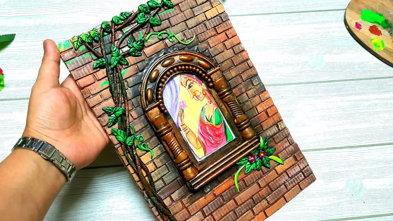 Best out of waste craft idea |wall decor | Jharokha | jharokha wall