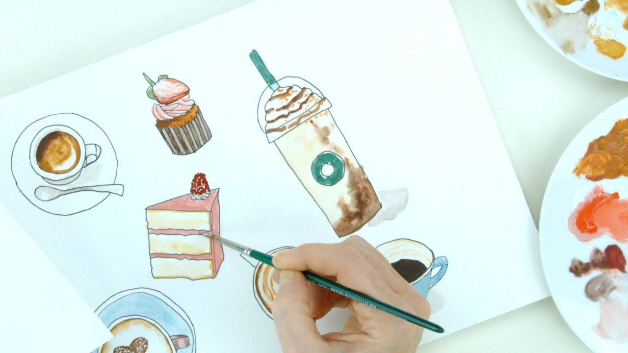 Aquarell malen - Tutorial deutsch - YouTube